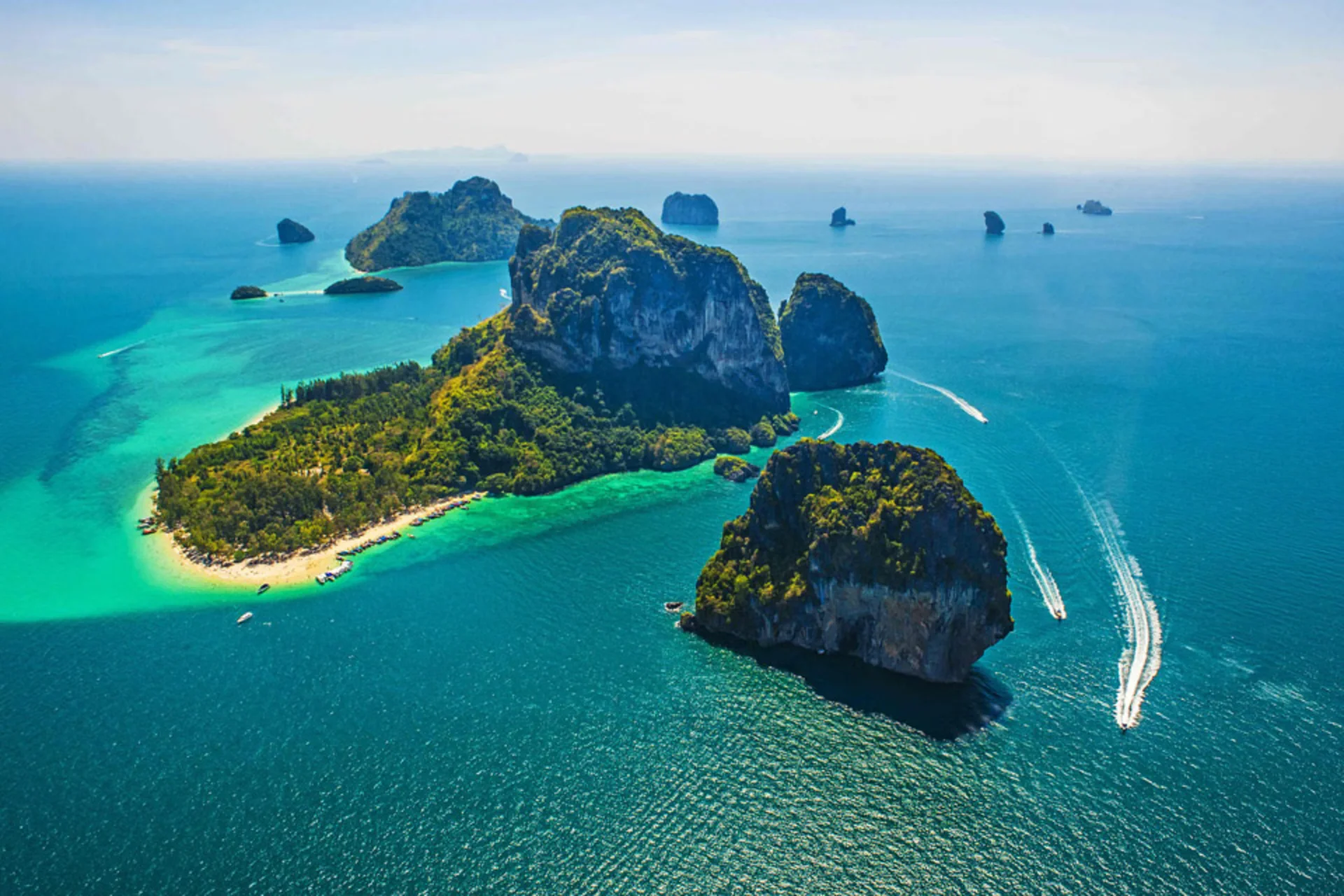 Island-hopping through turquoise waters—Chicken, Poda, Tup & Phra Nang’s perfect beaches.