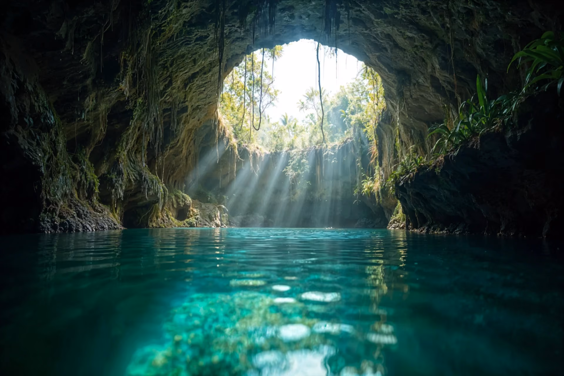 Morning at the Emerald Pool—crystal-green water and a refreshing forest trail