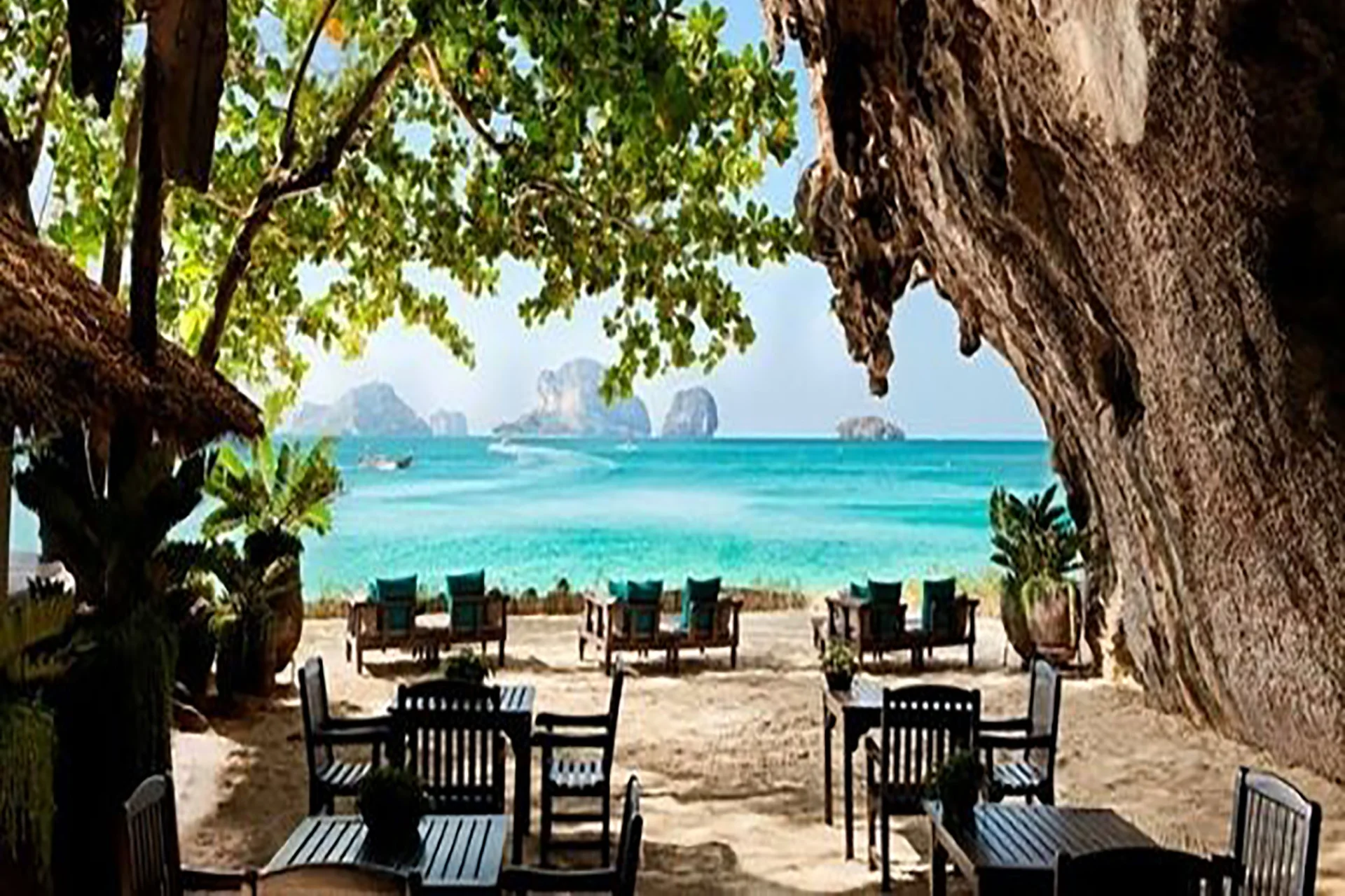 A magical cave-side dining experience—The Grotto offers romantic meals just steps from the beach.