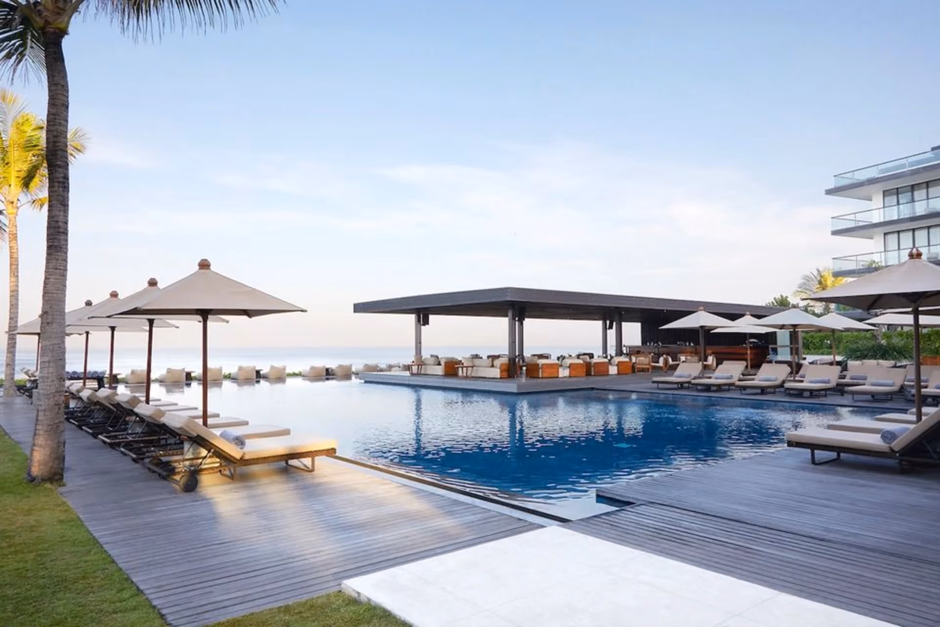 Cliffside luxury meets endless ocean views for unforgettable sunset moments.