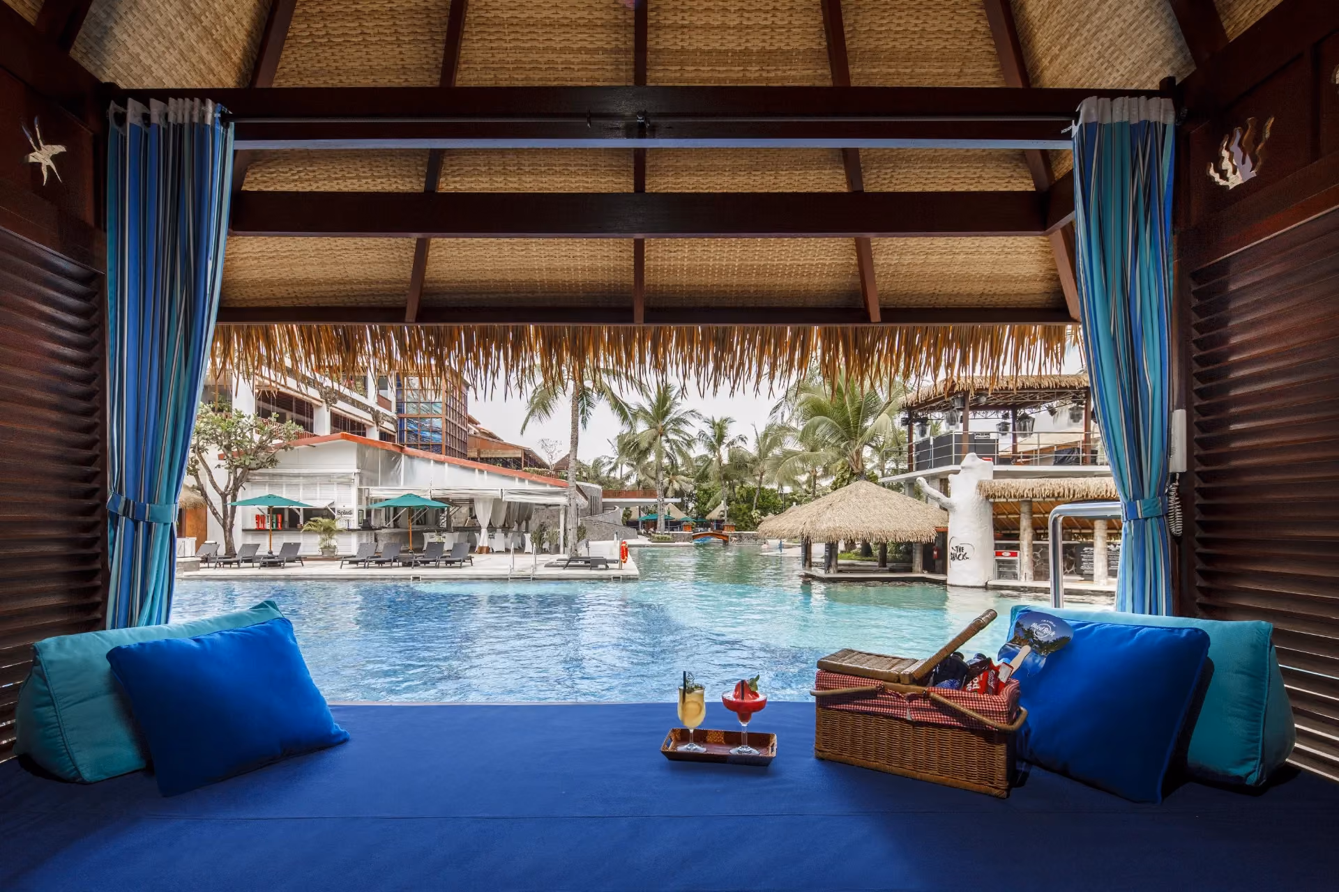 Music-themed resort fun and family-friendly pools at Hard Rock Hotel Kuta.