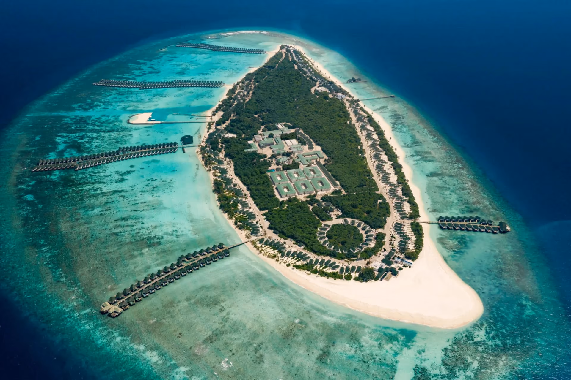 Crystal-clear waters, white-sand beaches, and luxury resorts make the Maldives ideal for February travel.