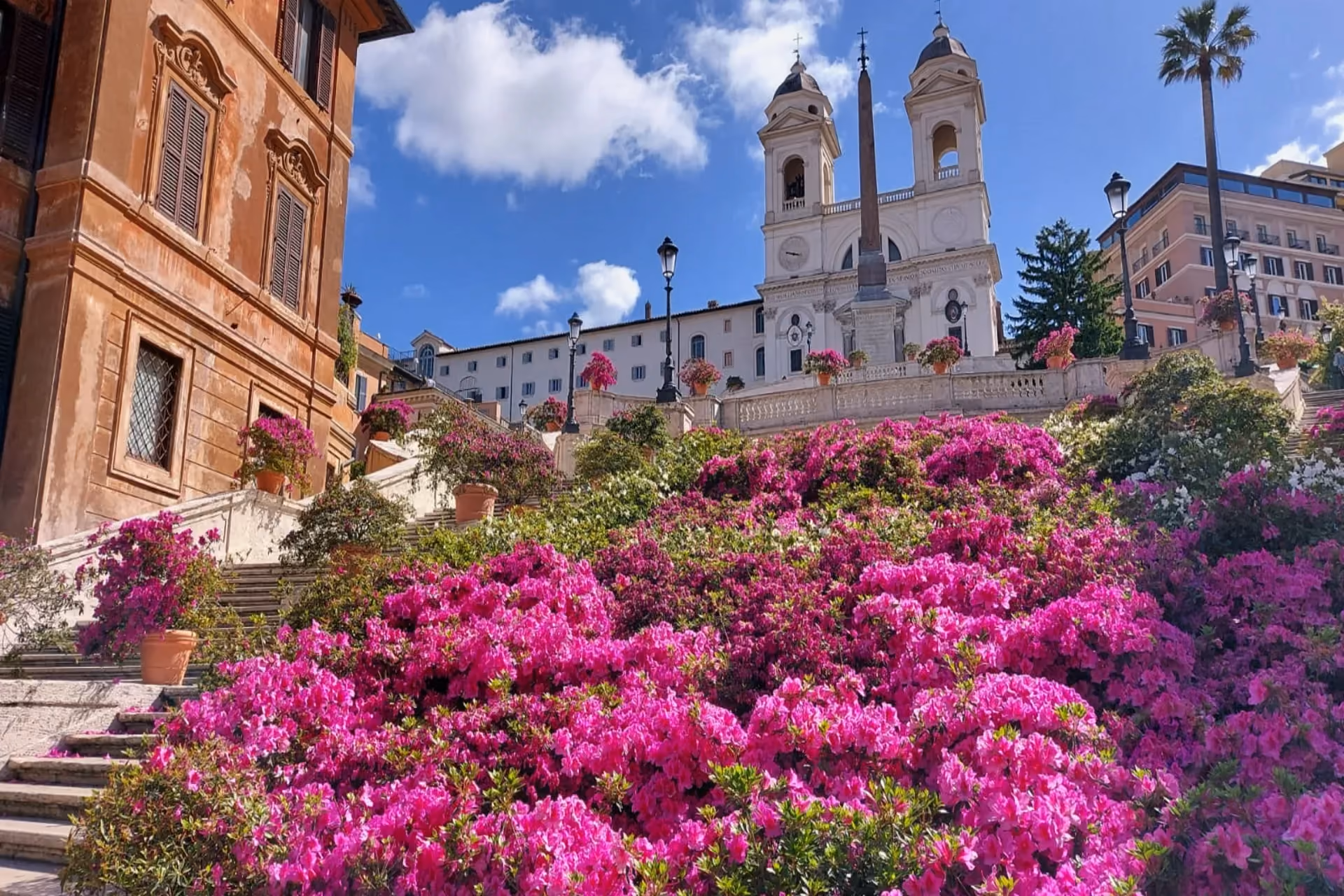 Mild temperatures and blooming countryside make Italy one of the most beautiful and comfortable places to visit in May.