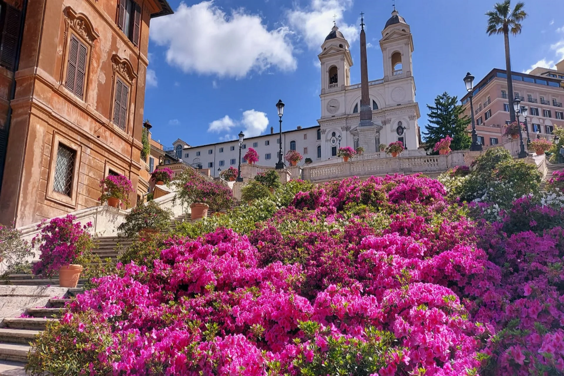 Mild temperatures and blooming countryside make Italy one of the most beautiful and comfortable places to visit in May.