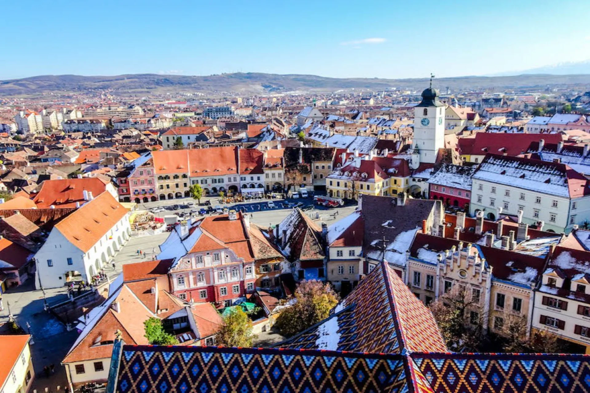 Romania Transylvania castle and mountains - best destination to travel in June in Europe