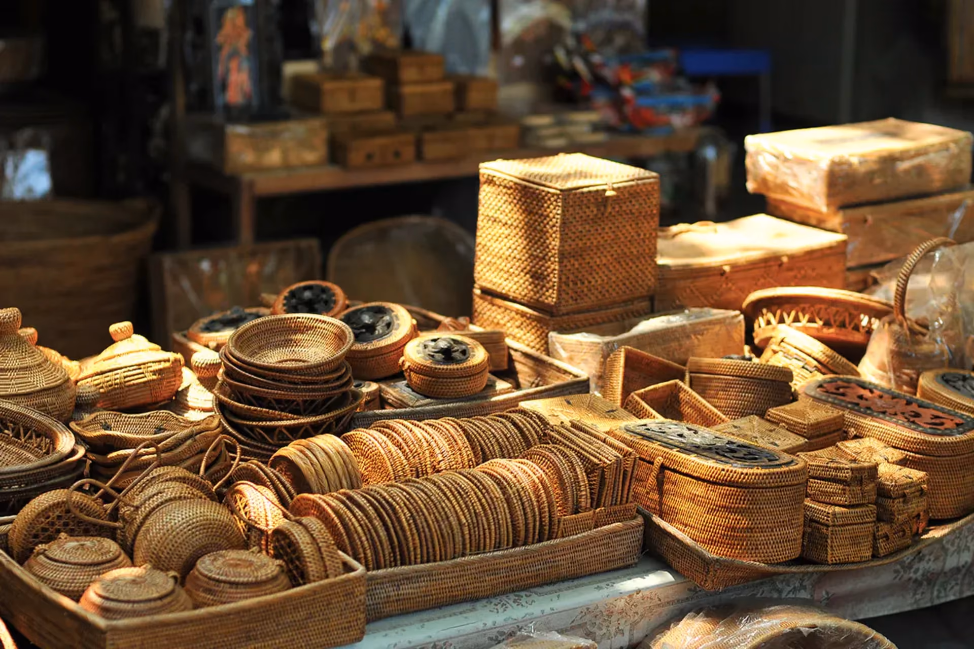 An authentic shopping experience offering traditional art straight from local artisans.