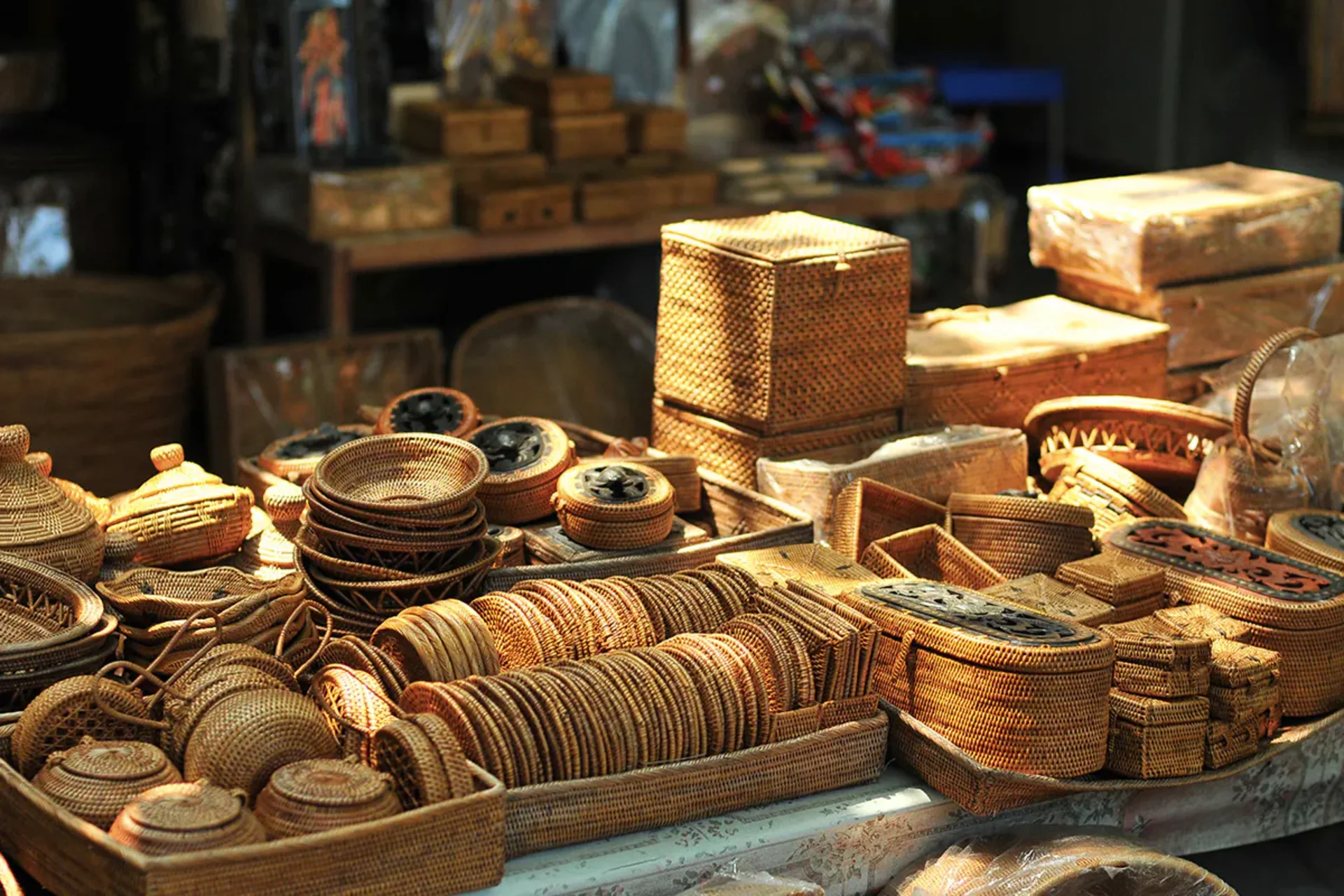 An authentic shopping experience offering traditional art straight from local artisans.