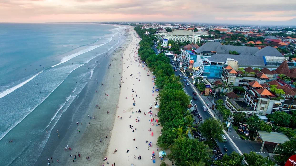 A tropical paradise where temples, beaches, and sunsets come together, making Bali perfect for romance