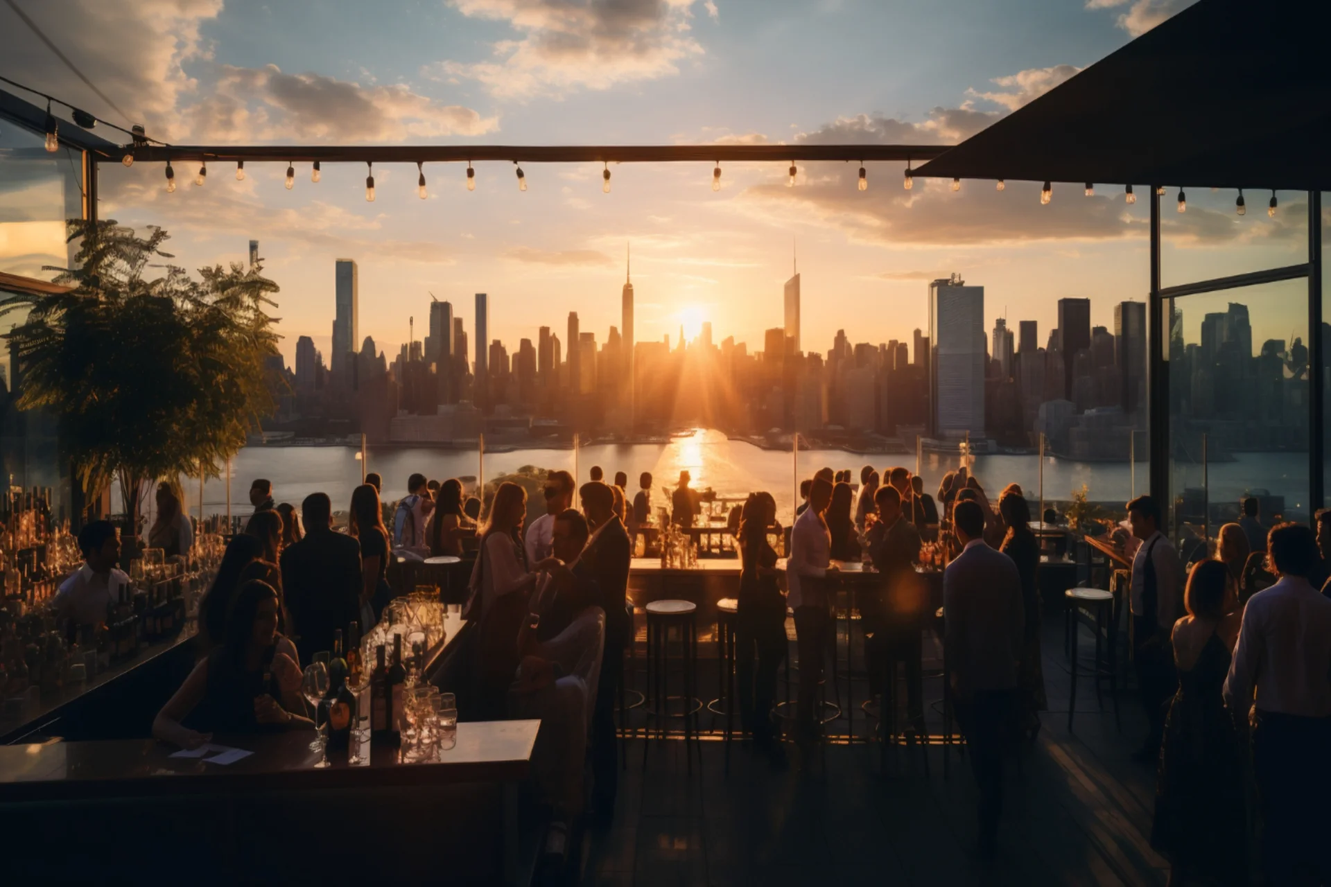 Bangkok's rooftop bars light up the night — Thailand vs Vietnam: The Ultimate Activity Comparison on nightlife and energy