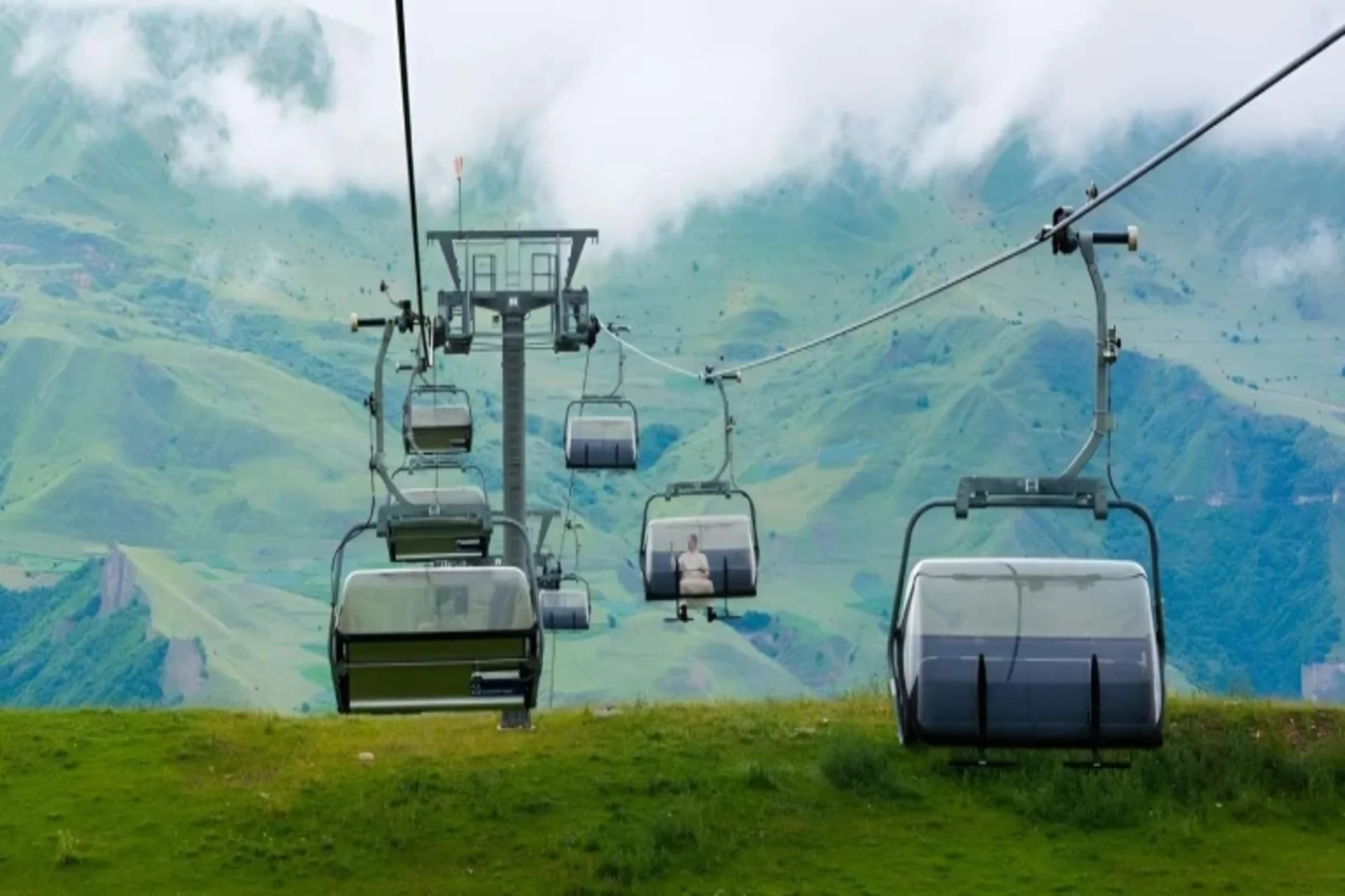 Cable car ride over green mountain forests in Gabala, Azerbaijan-the ultimate activity guide