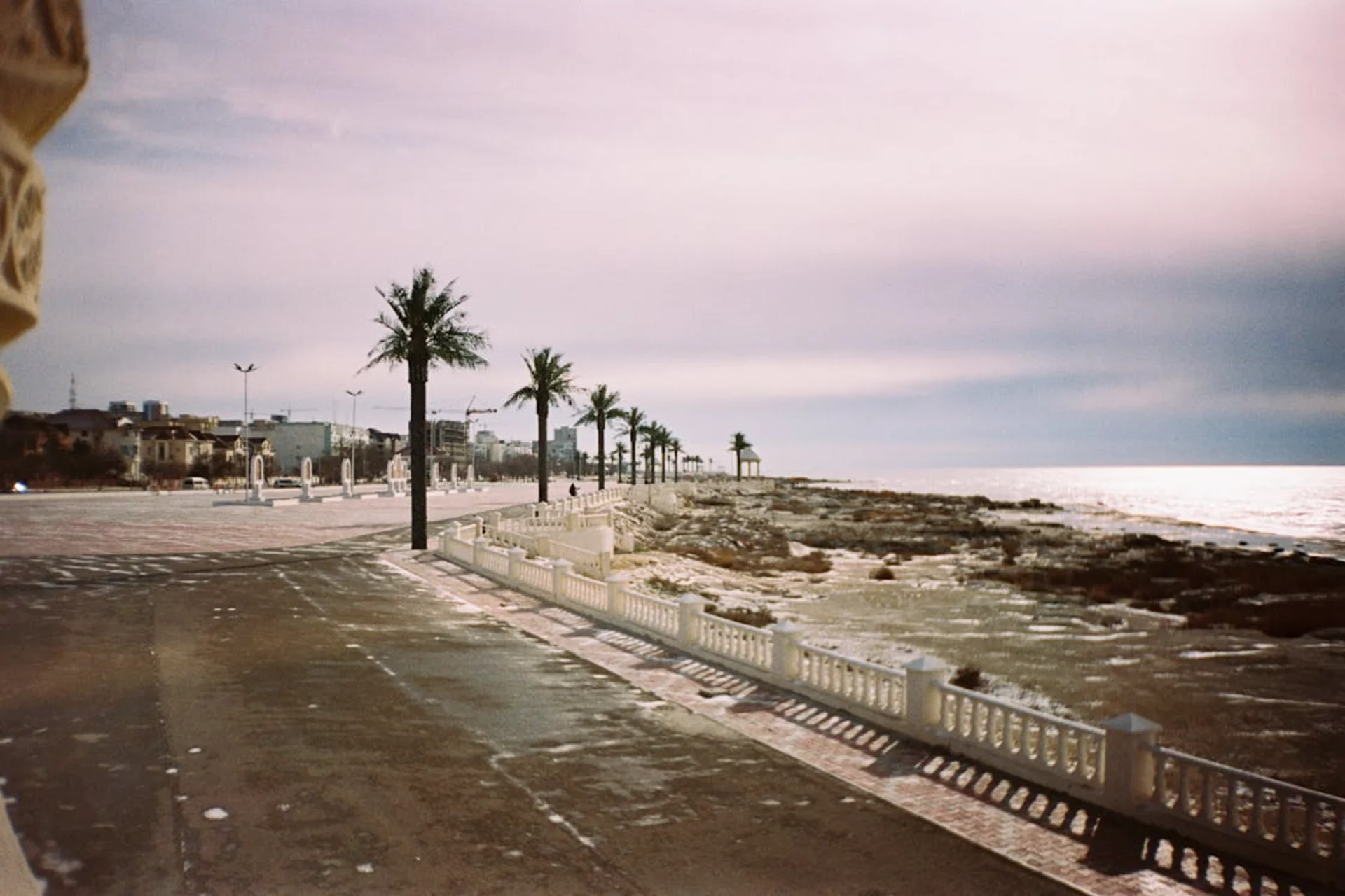 Caspian Sea seafront is a popular spot for evening strolls, cafés, and casual seaside relaxation.