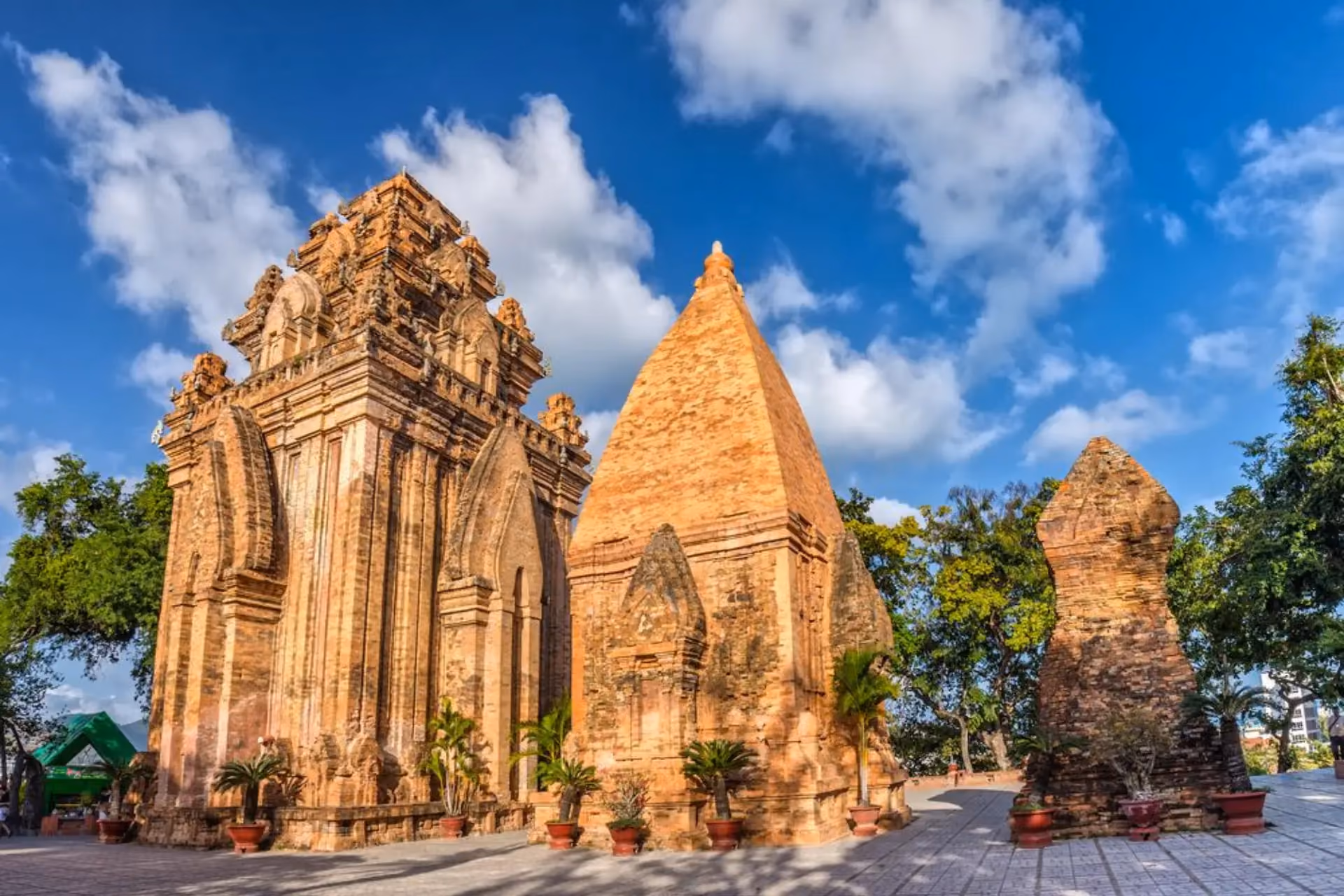 Po Nagar Cham Towers ancient brick temples in Vietnam