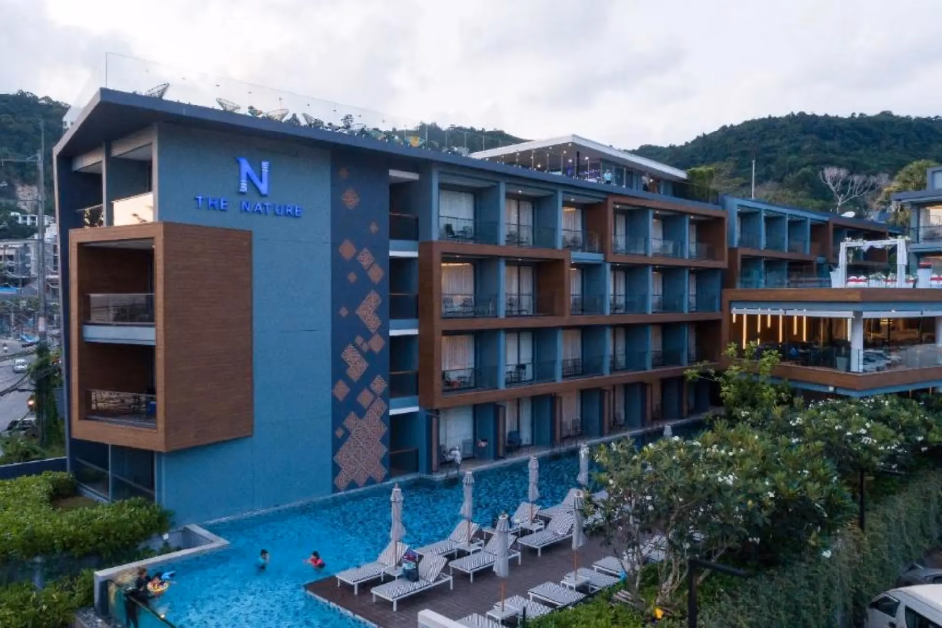 The Nature Phuket hotel with pool and mountain views