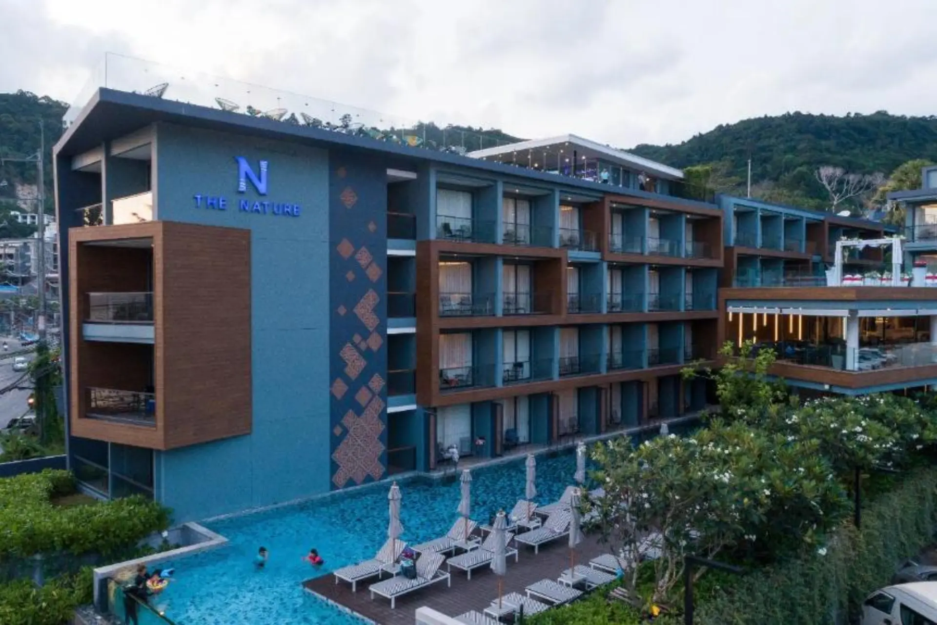 The Nature Phuket hotel with pool and mountain views