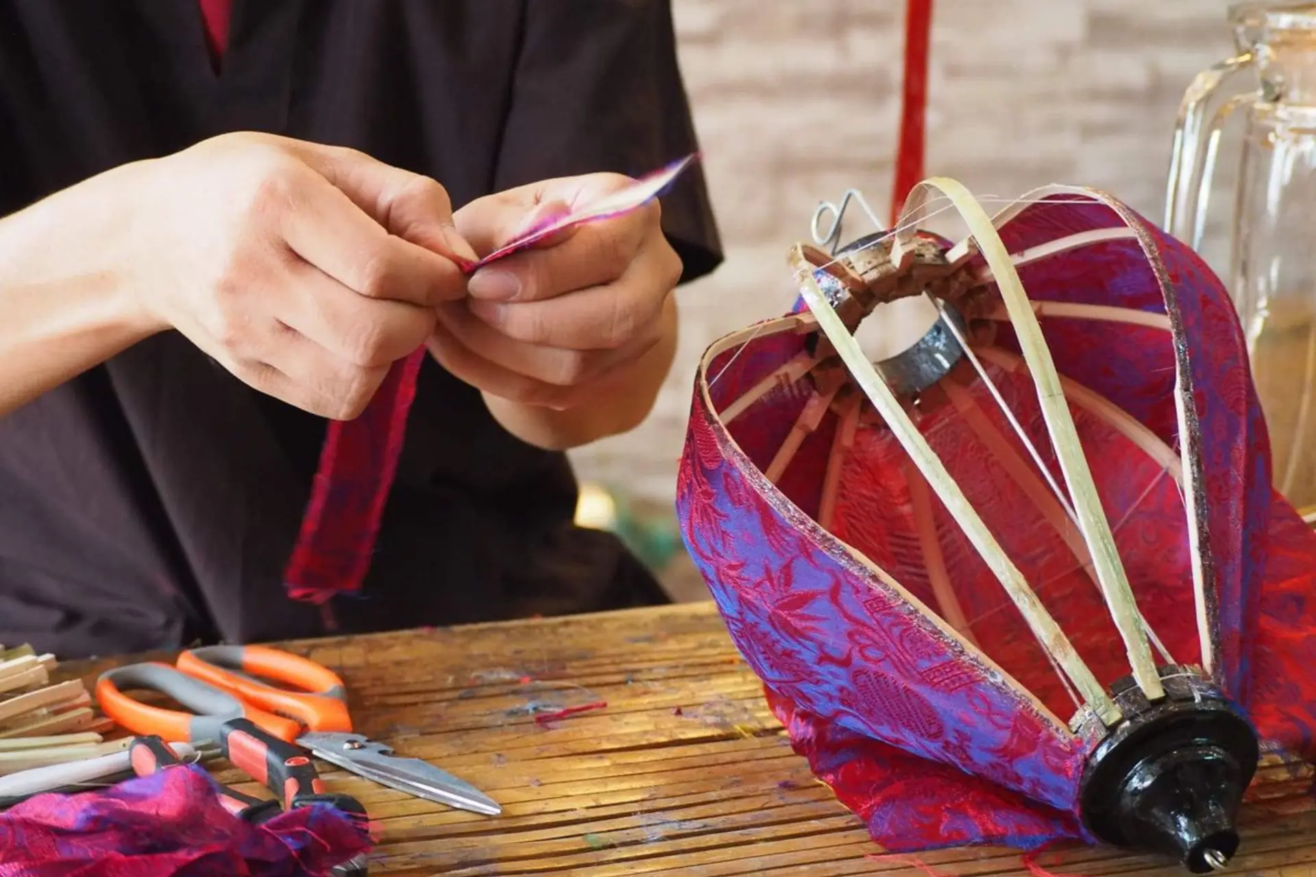Lantern making in Hoi An 