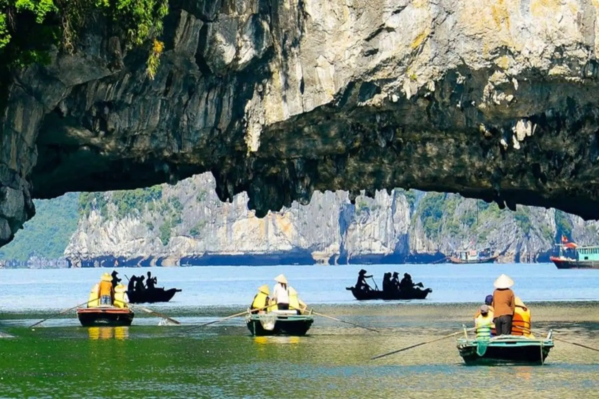 Kayaking in Halong Bay