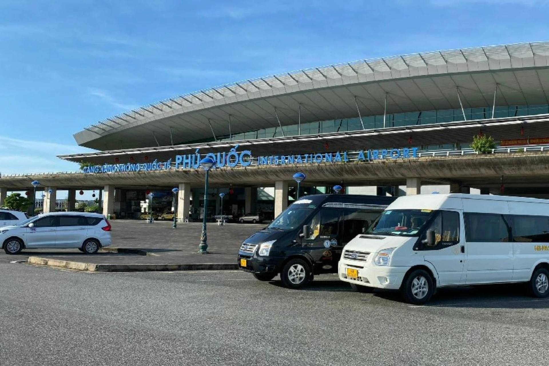 Departure gate of Phu Quoc international airport 