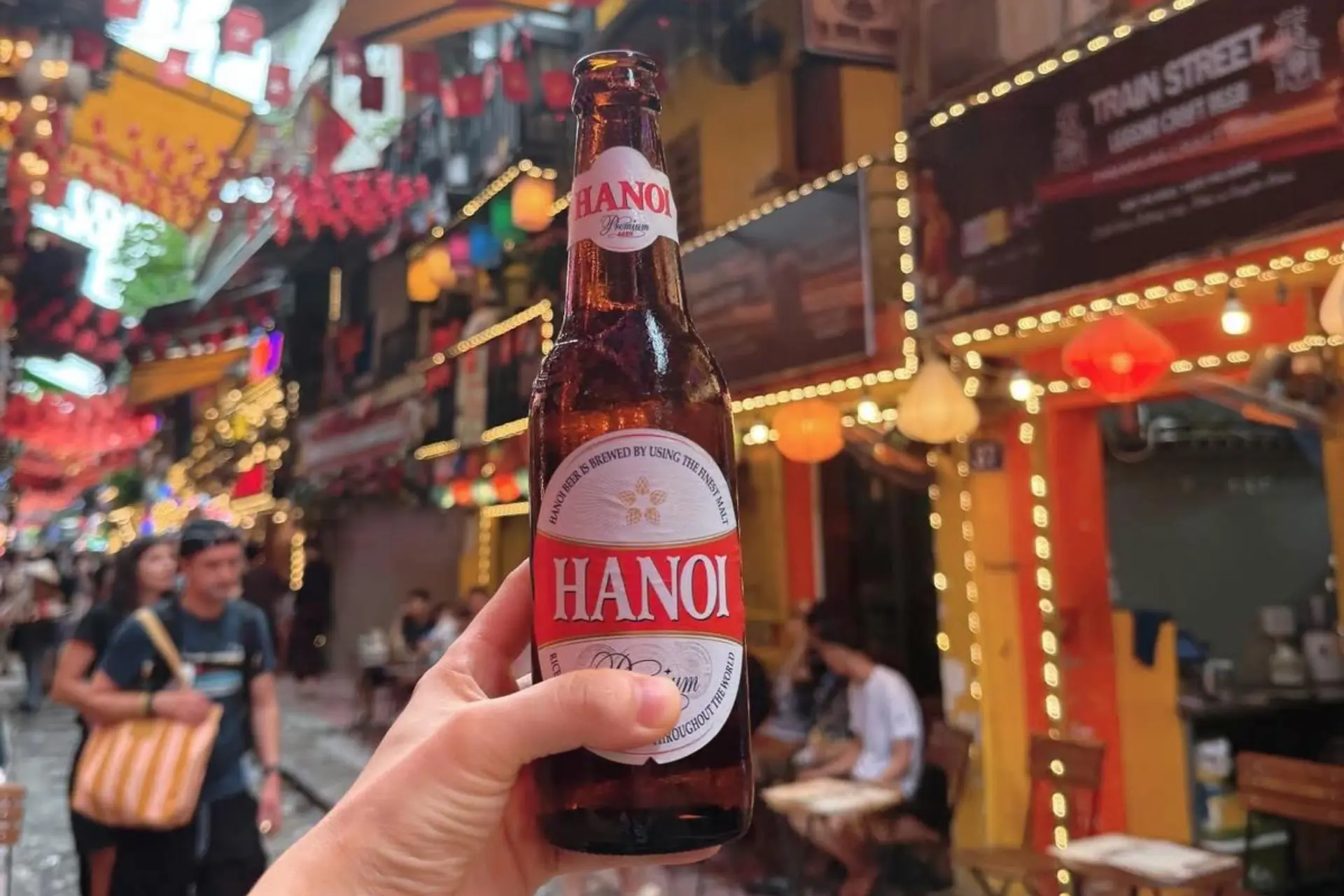 Beer at Beer Street in Hanoi