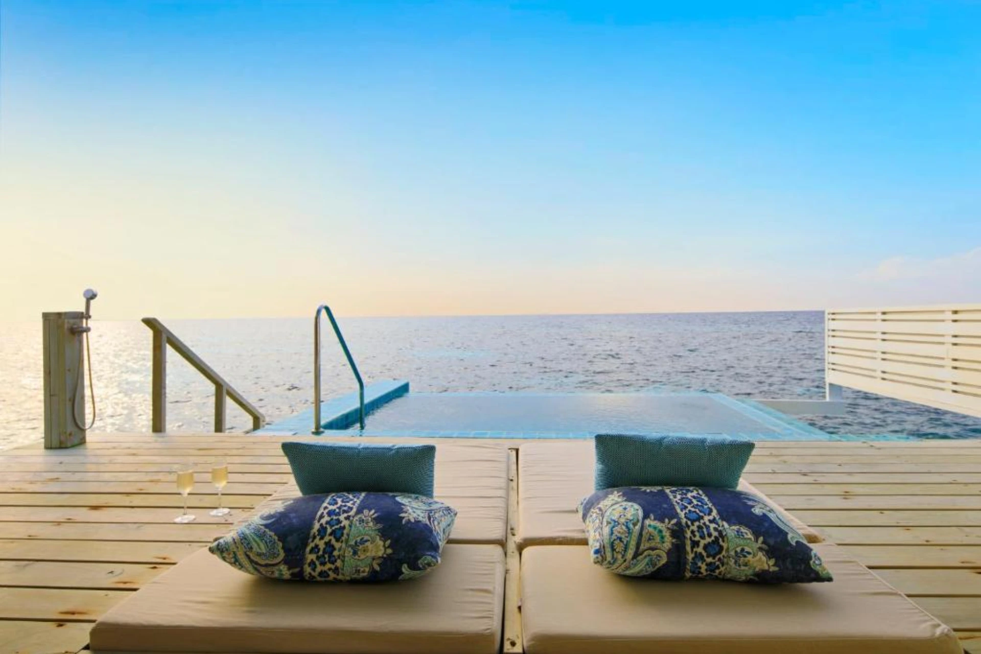 Ocean views from Machchafushi Island Resort & Spa, Maldives