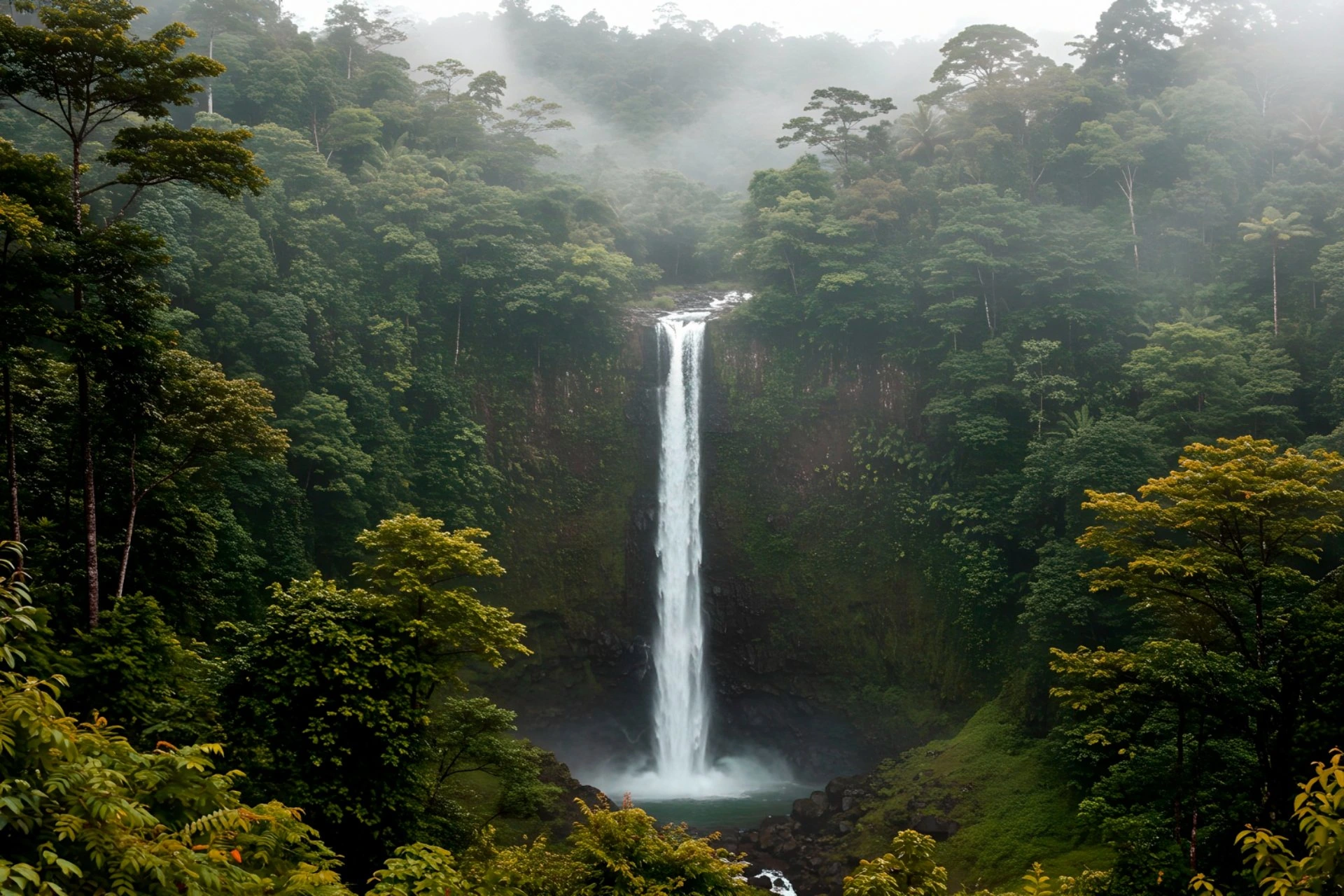 Sekumpul Waterfall surrounded by lush tropical rainforest in Bali, one of the island's most scenic waterfalls for nature lovers and hikers.