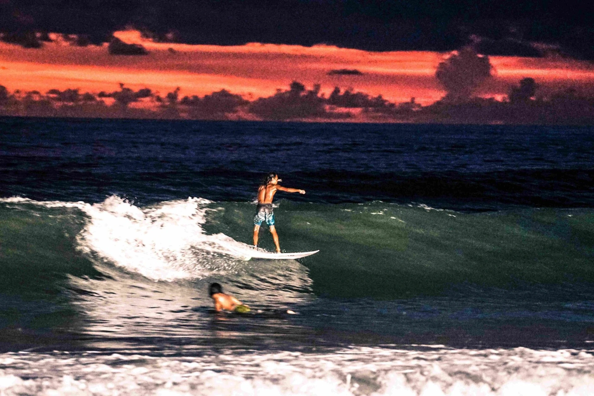Berawa Beach Surfing