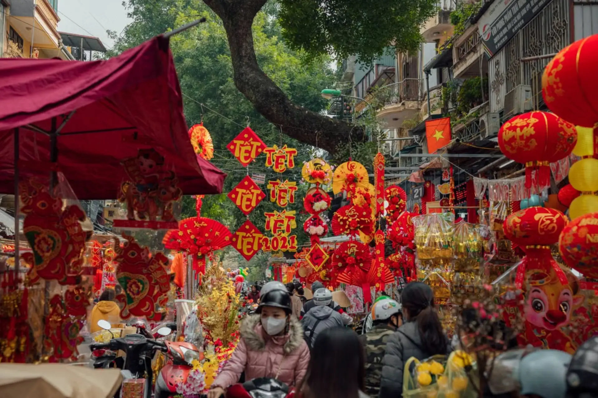 Tet Lunar New Year in Hanoi.