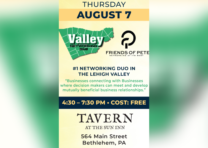 The Call to an Abundant Fall! Networking and Fundraising event. Thursday, September 19th at 4PM, located at Delta by Marriott Hotel Allentown Lehigh Valley. 7736 Adrienne Dr. Breinigsville, PA 18031