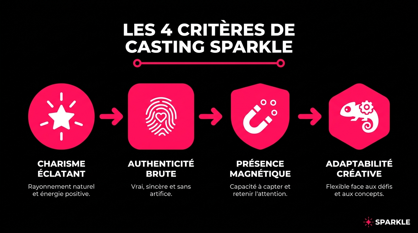 les 4 critères de casting Sparkle