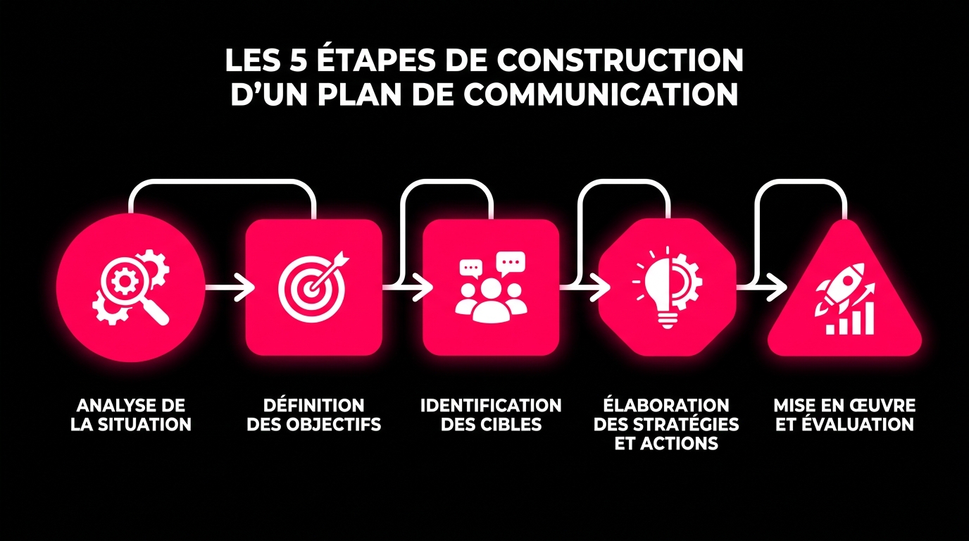 Les 5 étapes de construction d'un plan de communication