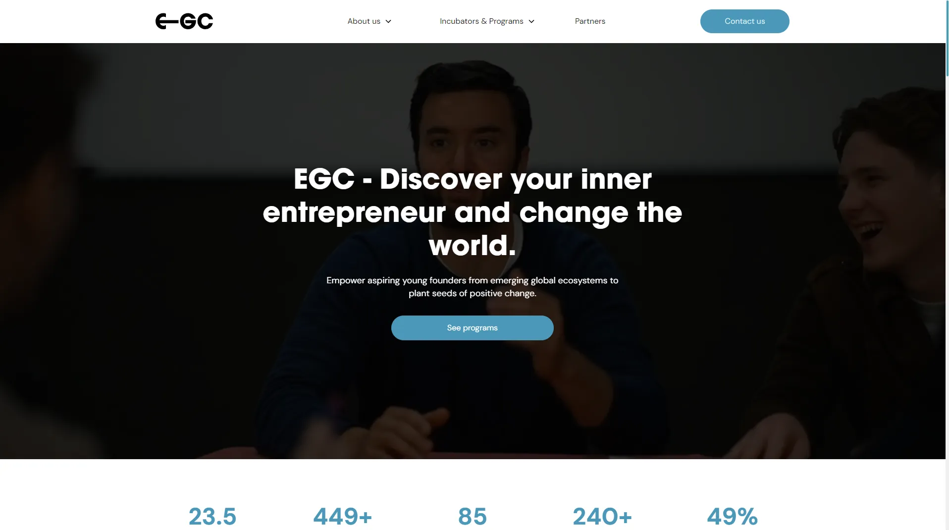 EGC Website Case Study - Non-Profit Web Presence