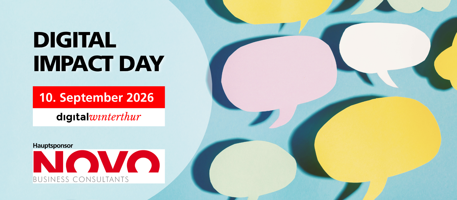 Novo Business Consultants - Hauptsponsor am Digital Impact Day