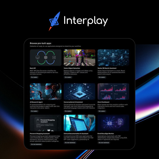 Graphic highlighting the product Interplay