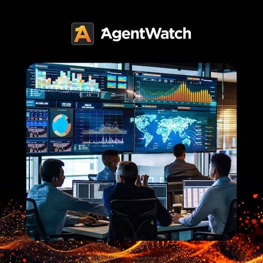 Graphic highlighting the product AgentWatch