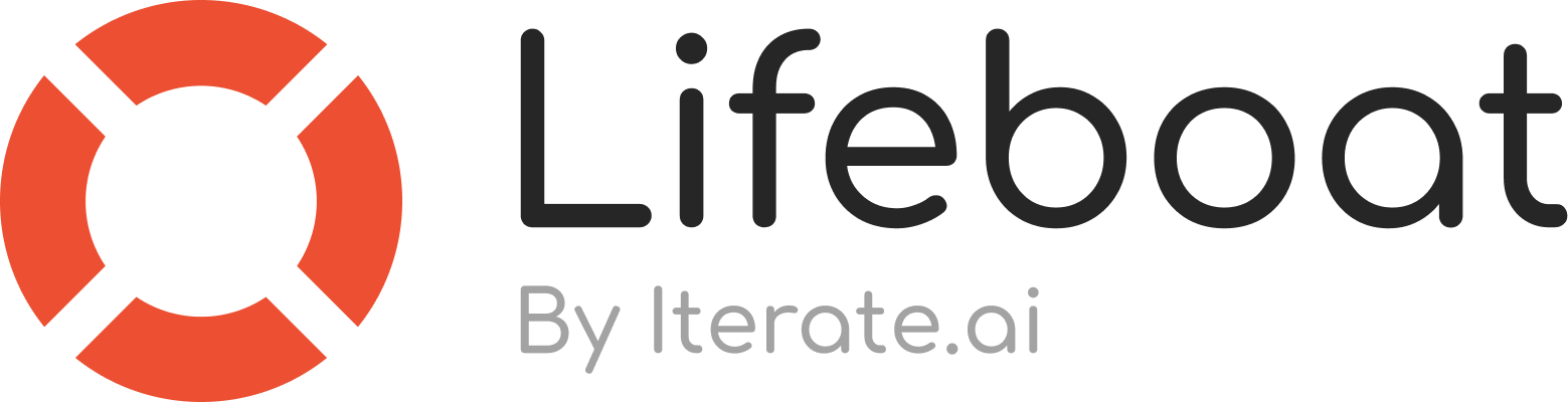 AgentOne logo with a gradient blue to green letter A icon and text 'AgentOne By Iterate.ai'.
