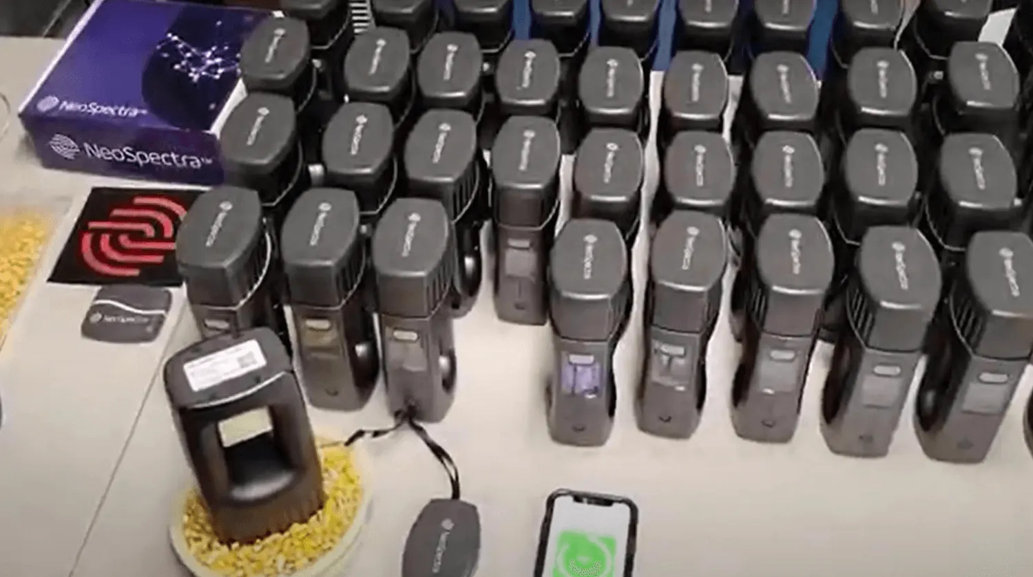 Whole Corn Sample Results from Multiple NeoSpectra Scanners