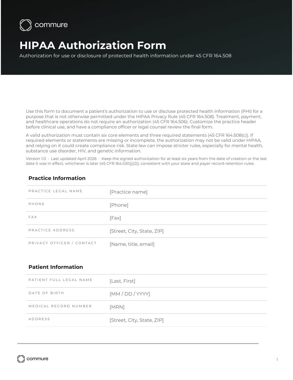 hipaa-authorization-form-template