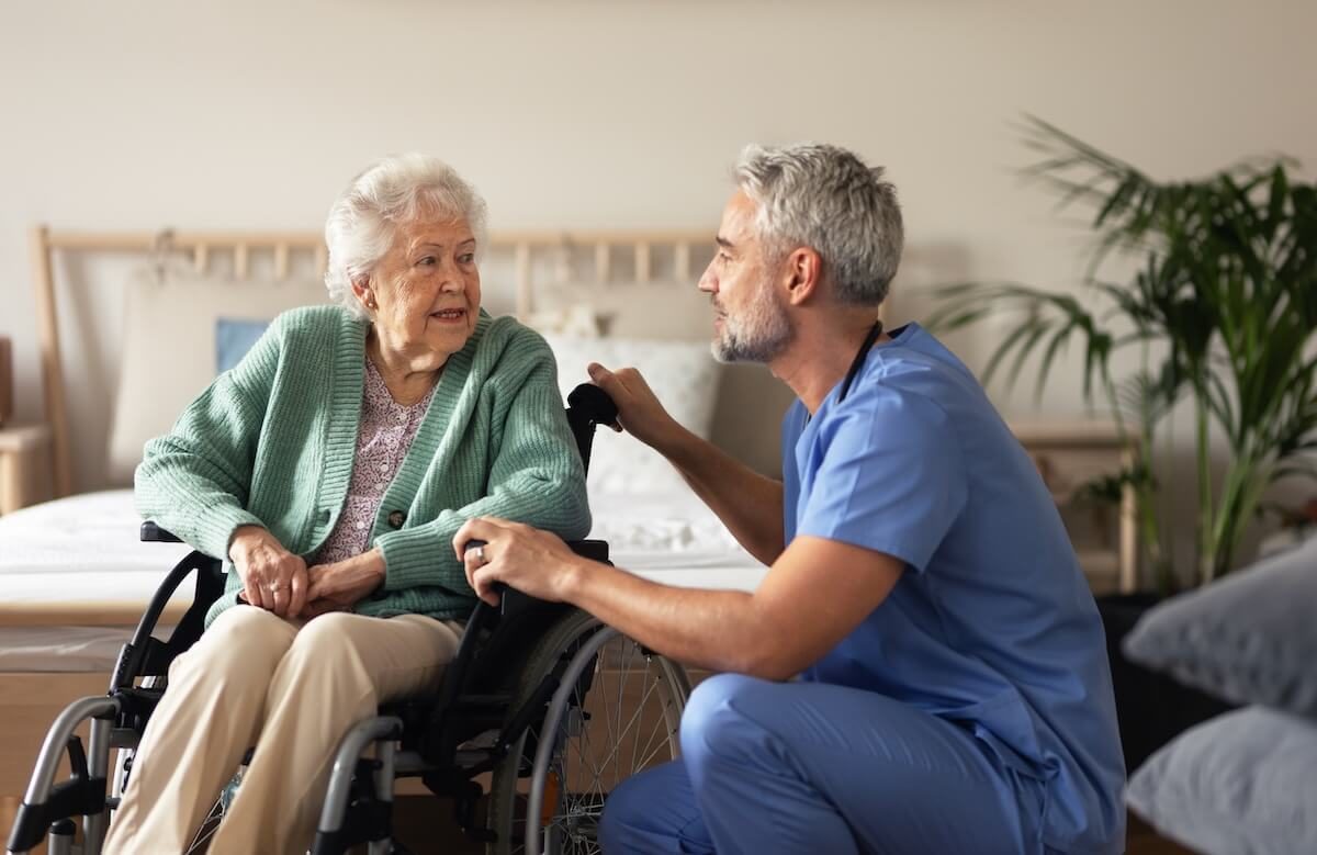 provider speaking to patient