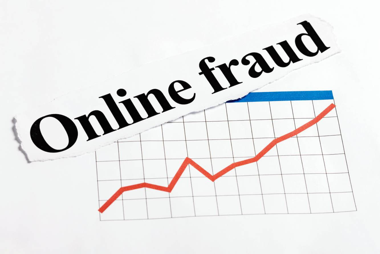 online fraud graph showing rise in cases