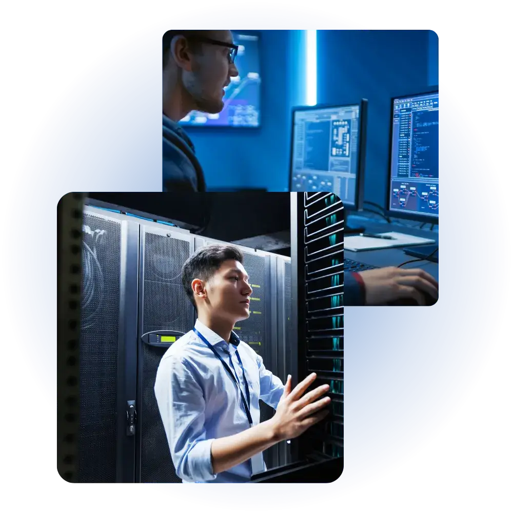 Imagen ilustrativa de infraestructura de datacenter de alto rendimiento de Datastar