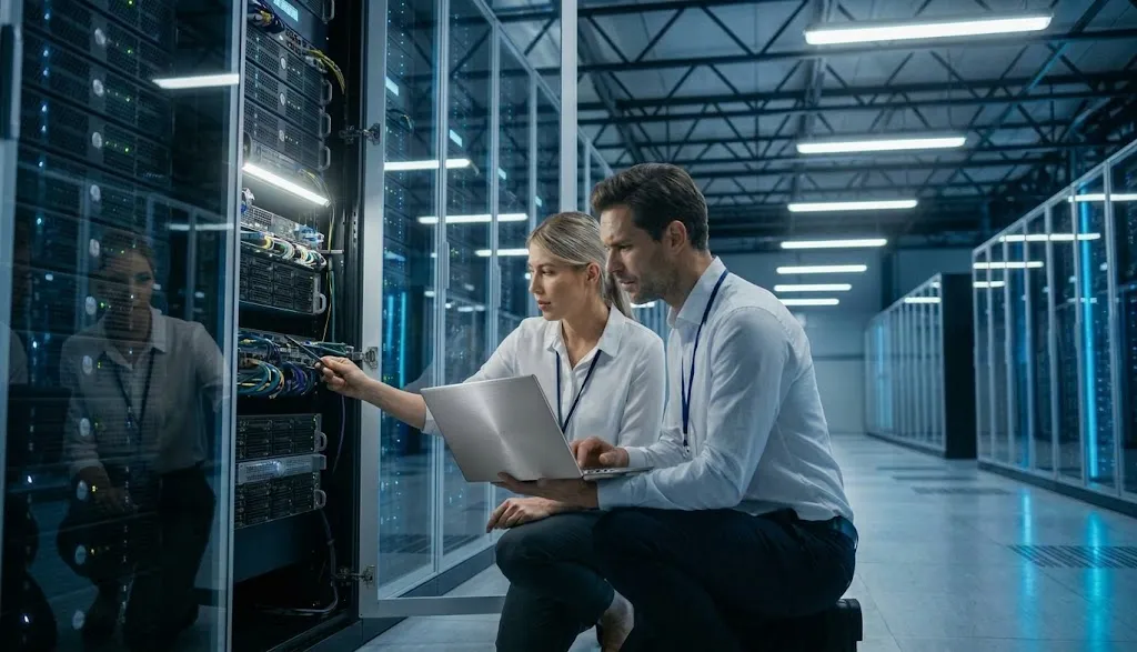 Imagen ilustrativa de infraestructura de datacenter de alto rendimiento de Datastar