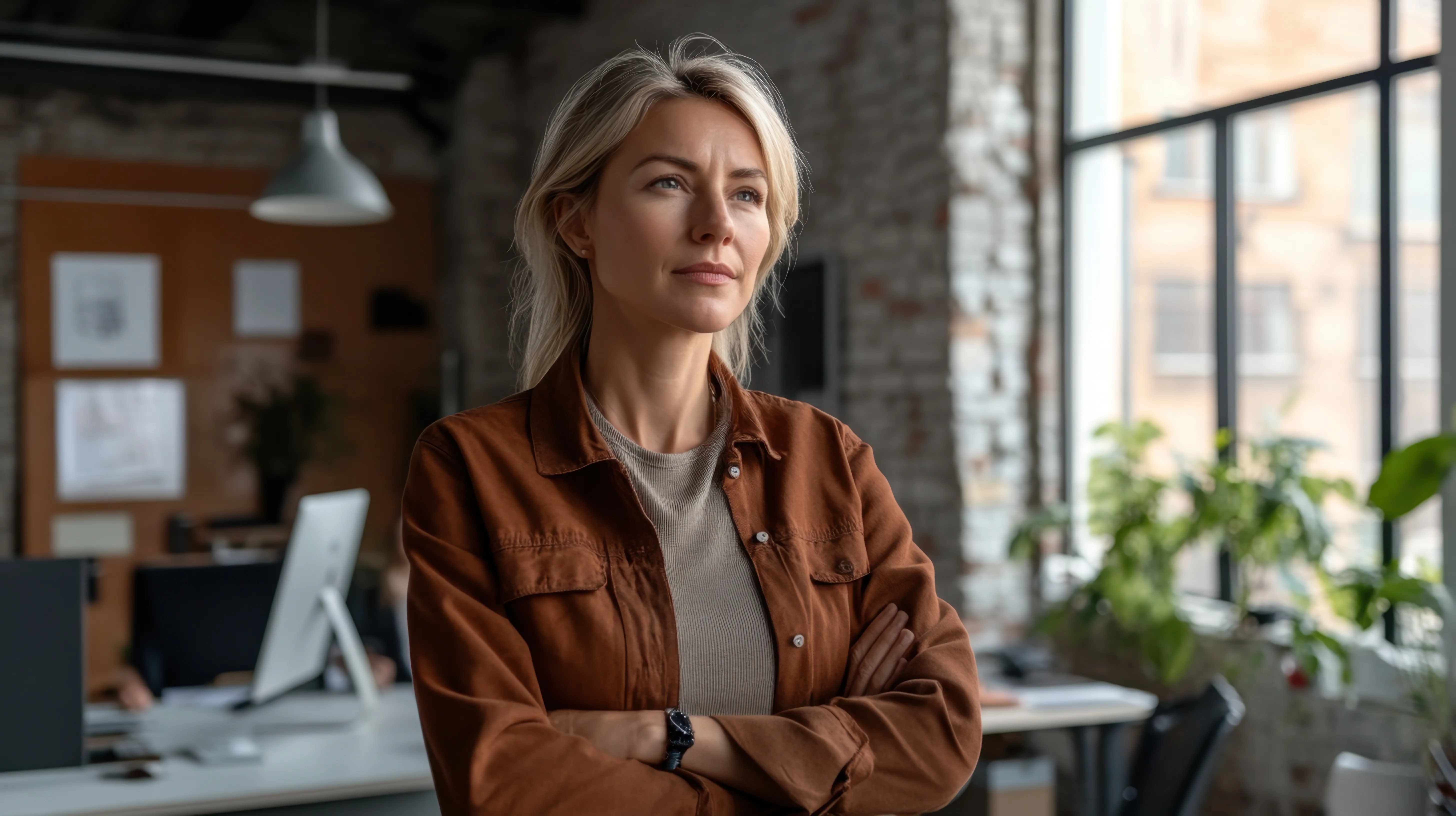 A female clinic owner looking outwardly like a proper entrepreneur and not some Amber rule follower.
