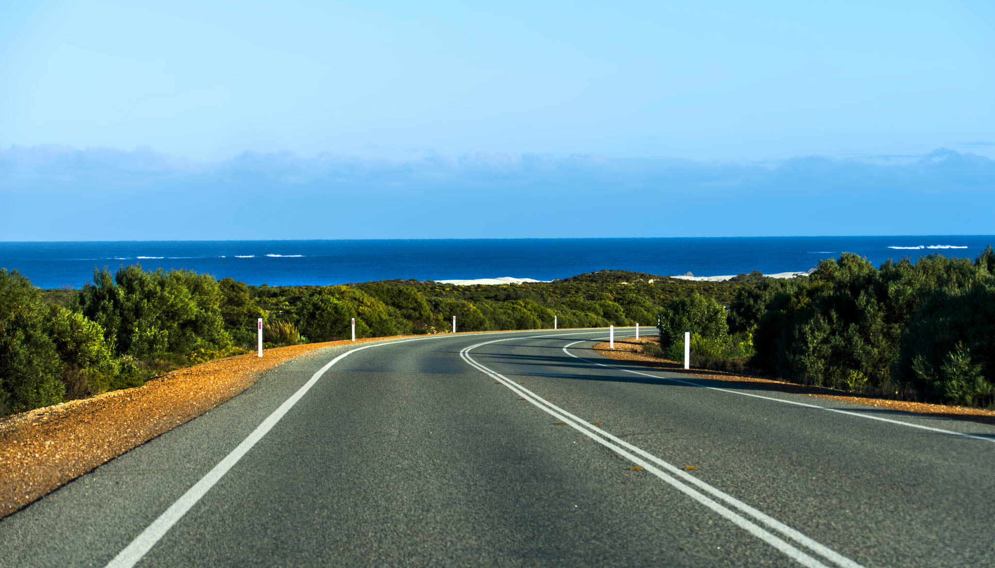 Australian asphalt road