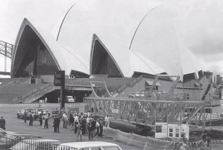 ARRB's Accelerated Loading Facility at the front of the Sydney Opera House
