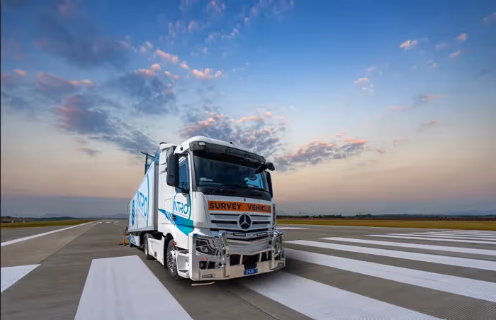 NTRO's iPAVE on an airport runway