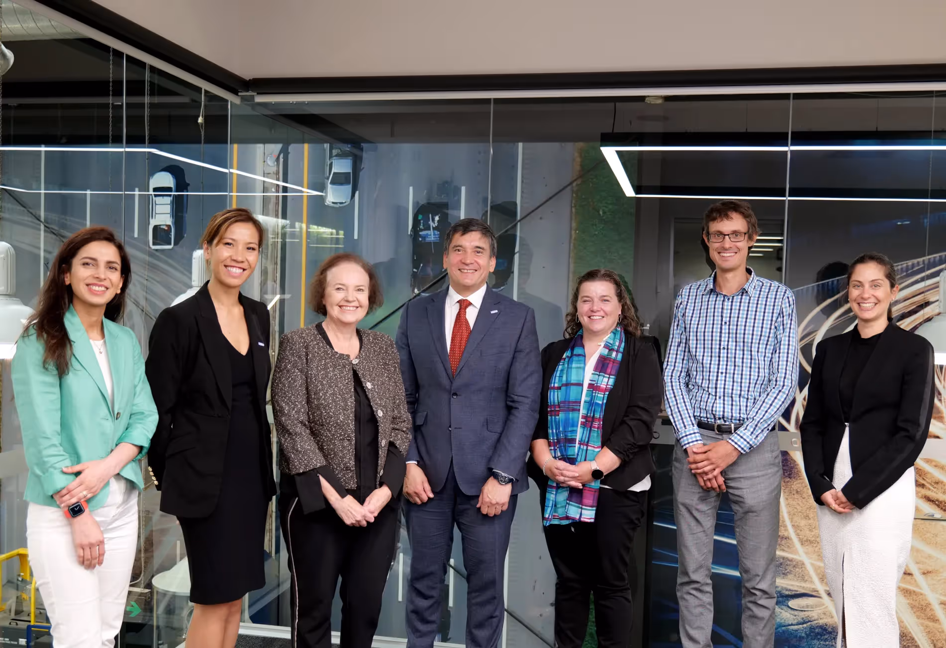 Senator Carol Brown from the Federal Government meets the NTRO team at NTRO headquarters, Port Melbourne