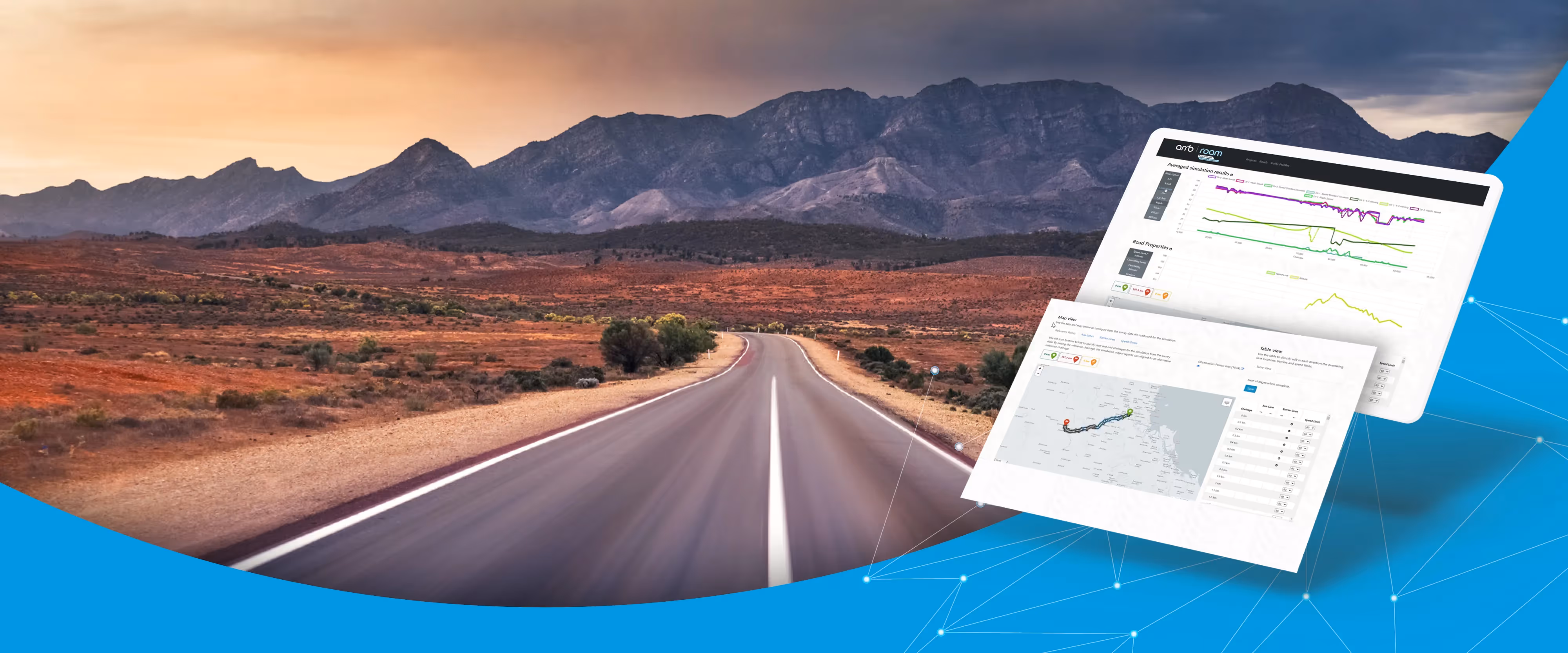 Screenshots of ROAM software