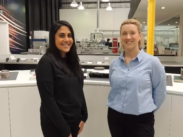 ARRB's Melissa Lyons and Tyre Stewardship Australia's Meagan Hill