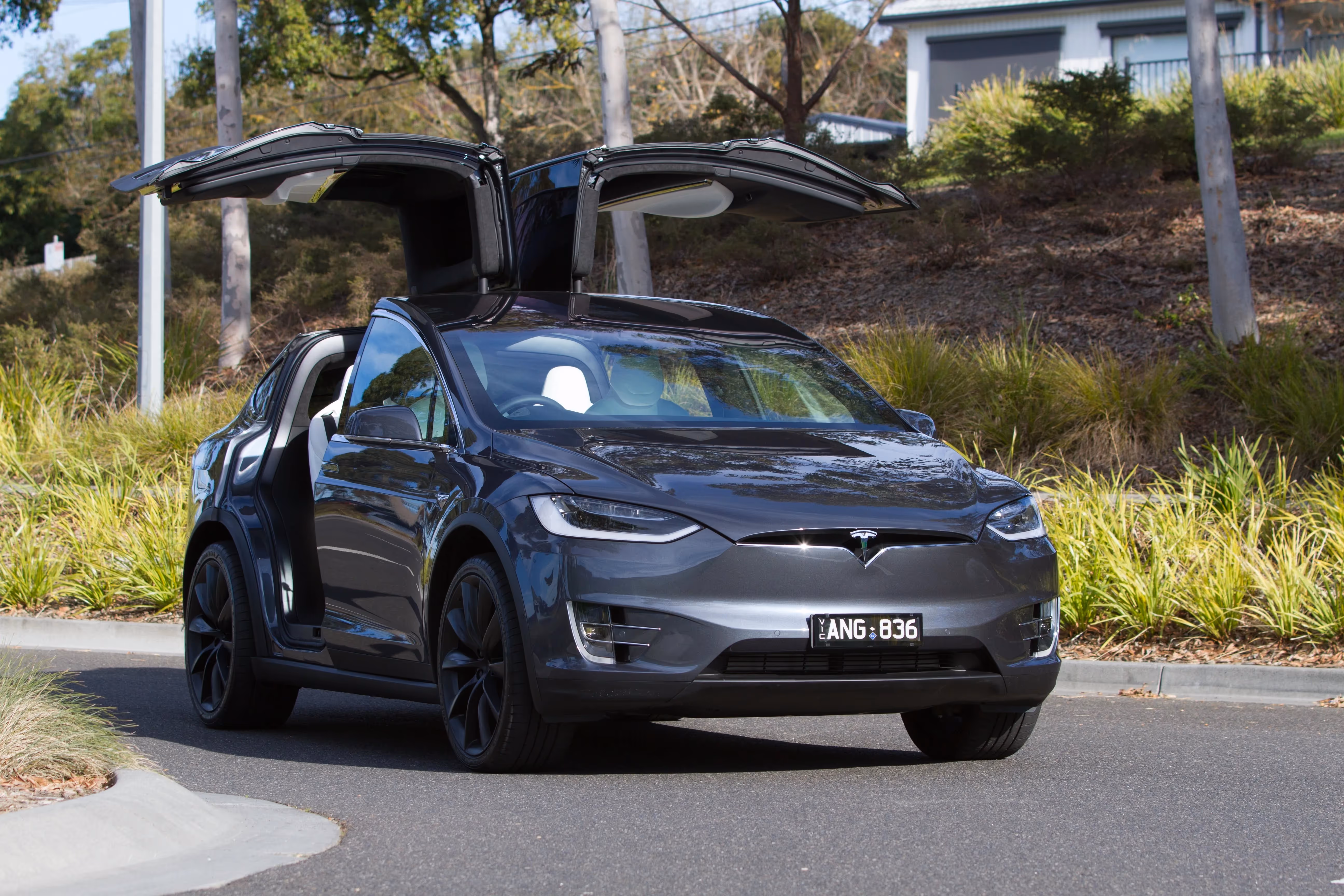 A vehicle to be used in the trial of driverless vehicles on Melbourne's EastLikn toll road