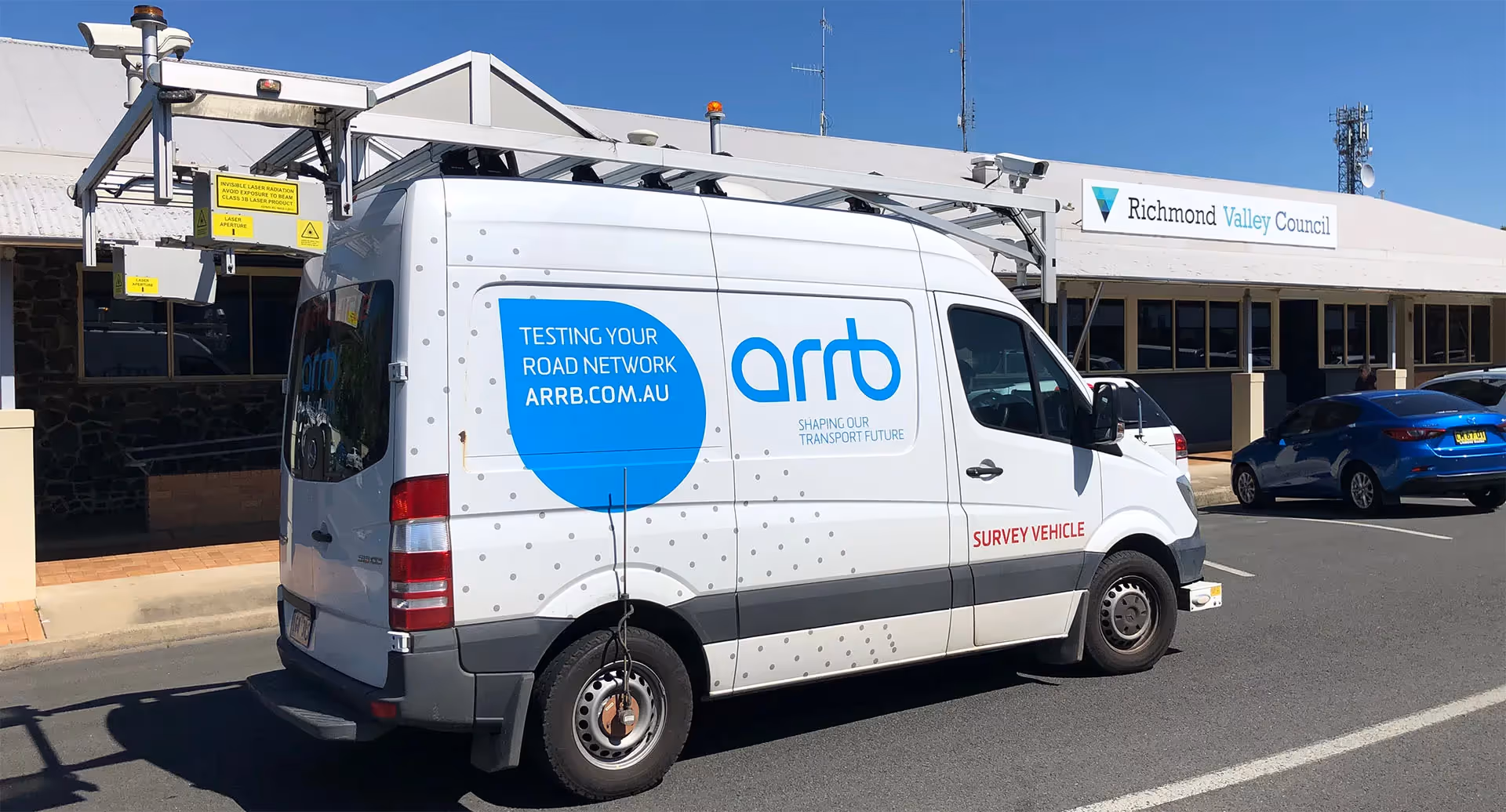 ARRB's Network Survey Vehicle (NSV) in the Northern Rivers of NSW