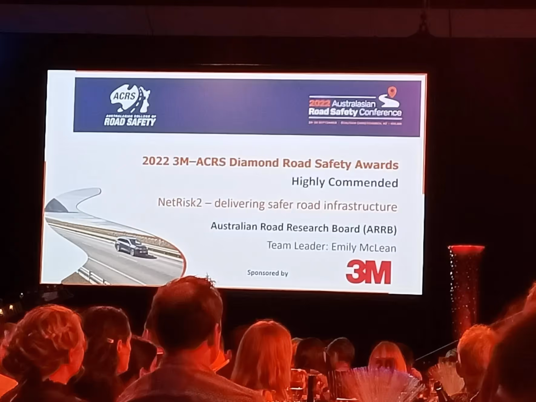 NetRisk2 wins an Australasian College of Road Safety (ACRS) award